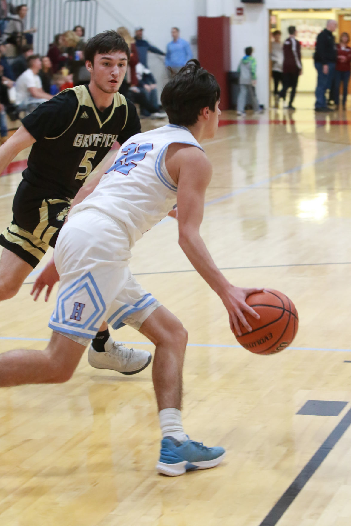 Gallery: Boys basketball - Griffith at Hanover Central